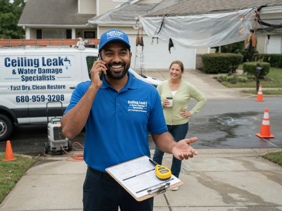 Ceiling Leak Cleanup Griffithsville, WV FAQs
